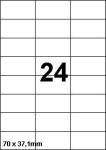 DBS étiquettes° 70 x 37,1mm, 24 parfeuil