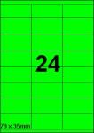 DBS étiquettes 70 x 35 mm, 24 par feuill