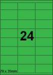 DBS étiquettes 70 x 35 mm, 24 par feuill