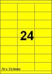 DBS étiquettes 70 x 33,9 mm, 24 parfeuil