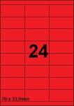 DBS étiquettes 70 x 33,9 mm, 24 parfeuil