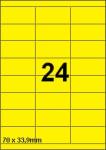 DBS étiquettes 70 x 33,9 mm, 24 parfeuil