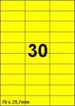 DBS étiquettes 70 x 29,7 mm, 30 parfeuil