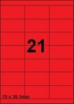 DBS étiquettes 70 x 38,1 mm, 21 parfeuil