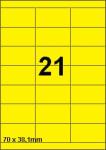 DBS étiquettes 70 x 38,1 mm, 21 parfeuil
