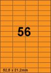 DBS étiquettes 52,5x21,2mm, 56 parfeuill