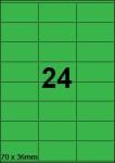 DBS étiquettes 70 x 36 mm, 24/feuille, v