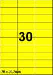 DBS étiquettes 70 x 29,7 mm, 30 parfeuil