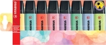 STABILO BOSS ORIGINAL Pastel surligneur, étui de 8 pièces en couleurs assorties