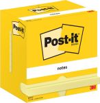 Post-It Notes, 100 vel, 76 x 127 mm, gee
