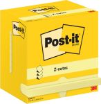 Post-It Z-Notes , 100 vel, 76 x 127mm, g