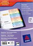 Avery Ready Index 10 tabs