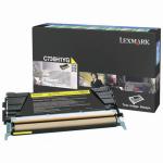 Lexmark toner 0C736H1YG, geel, 10.000 pa
