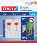 Tesa clou adhésive pour des surfaces int