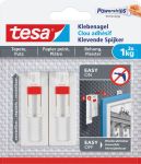 Tesa clou adhésive pour des surfaces dél