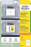 Avery positioneeretiket voorbedrukt, 220