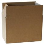 Verzenddoos, enkele golf, 3 mm, bruin, f