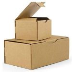 Verzenddoos, enkele golf, bruin, ft300 x