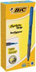 Bic markeerstift Highlighter Grip blauw,
