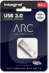 Integral ARC USB stick 3.0, 64 GB, zilver