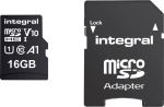 Integral carte mémoire microSDHC, 16 Go