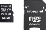 Integral carte mémoire microSDXC, 64 Go