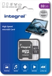 Integral microSDXC geheugenkaart V30, 32 GB