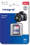 Integral geheugenkaart SDXC V30,  64 GB