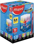 Maped Viltstift Color'Peps 72 stiften in