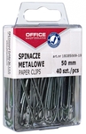 OFFICE products attache-tout, 50 mm, métal, boîte suspendue plastique de 40 pièces