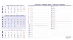 Brepols Calendrier bureau, horizontal, 2027