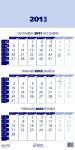 Brepols calendrier trimestriel, 2027
