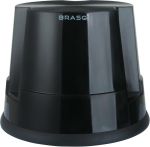 Tabouret Essential, en plastique, noir