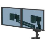 Monitorarm-Tallo-Compact-Dubbel-Zwart