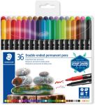 Staedtler permanent marker,dubbelepunt, 