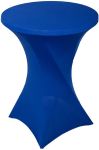 Hoes voor statafel, diameter 80 cm,blauw