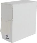 Rillprint ronde etiketten, diameter35 mm