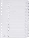 Pergamy tabbladen+ indexblad, A4, 11-gaa