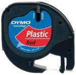 Dymo ruban plastique Letratag 12mmx4mm r