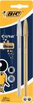 Bic balpen Cristal Shine, blister met 2 