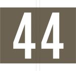 Codetab 4, rol van 500 tabs, grijs