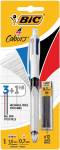 Bic balpen 4 Colours 3 + 1 HB, op bliste