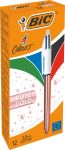 Bic balpen 4 Colour Shine, rosé goud, di