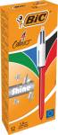Bic balpen 4 Colour Shine, rood