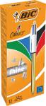 Bic balpen 4 Colour Shine, goud