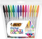 Bic stylo bille Cristal Multicolour, étu