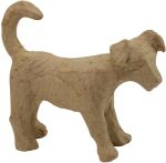 Décopatch hond, papier-maché