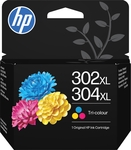 HP cartouche d'encre 302/304 XL, 300 pages, OEM B7RT8AE, 3 couleurs