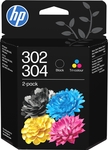 HP cartouche d'encre 302/304, 100 - 120 pages, OEM B82L1AE, 1 x noir et 1 x 3 couleurs