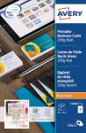Avery 250 visitekaarten Quick&Clean™ 200
